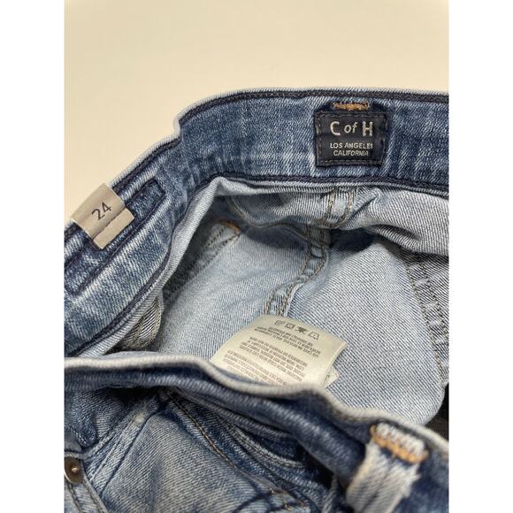 Citizens of Humanity Emerson Slim Fit Boyfriend Jeans Distressed Denim Blue 24 - Picture 6 of 11